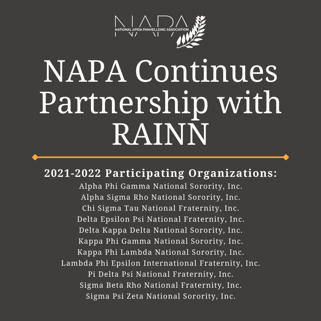 RAINN Partnership 2021
